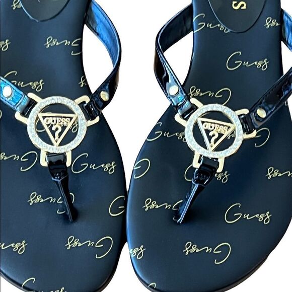 Guess Bling Logo Sandals - Picture 4 of 9